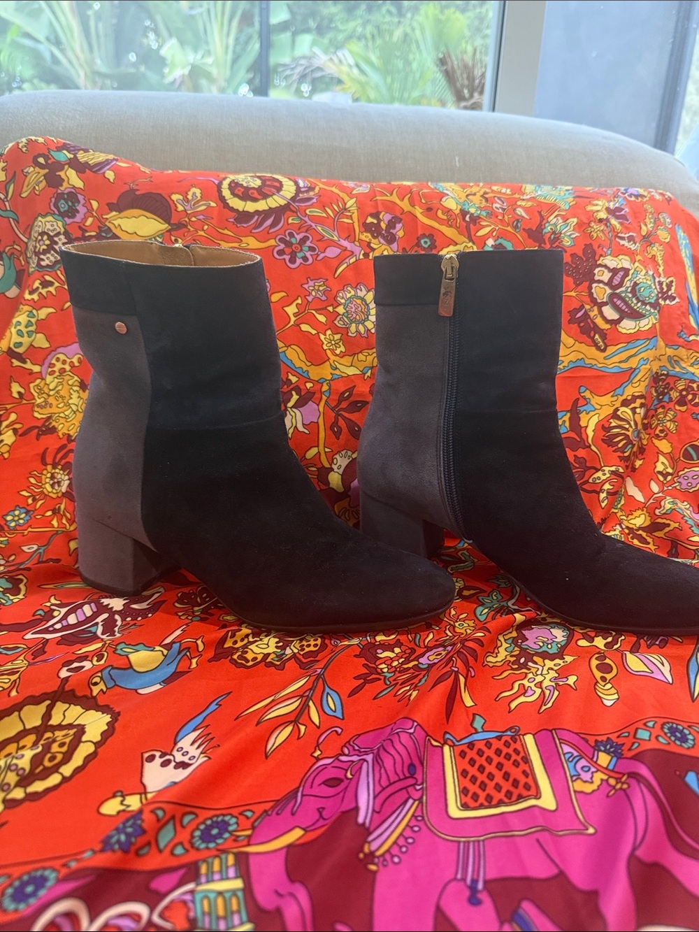 Gant Black Suede Ankle Boots